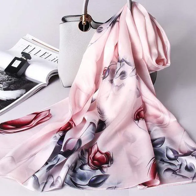 100% Real Silk Scarf