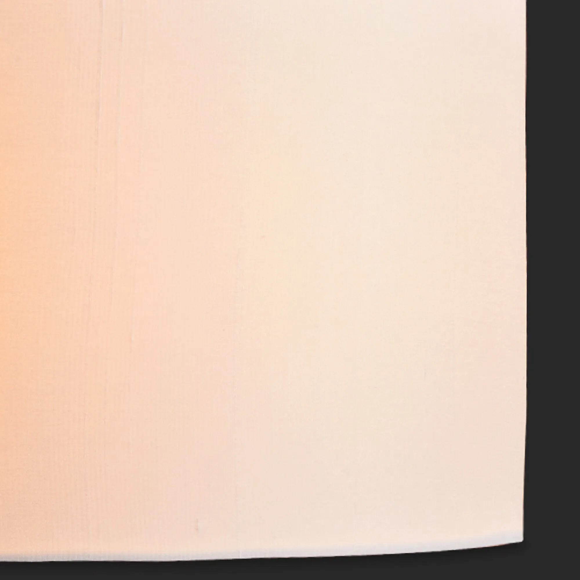 11cm drum shade in alabaster dupion silk