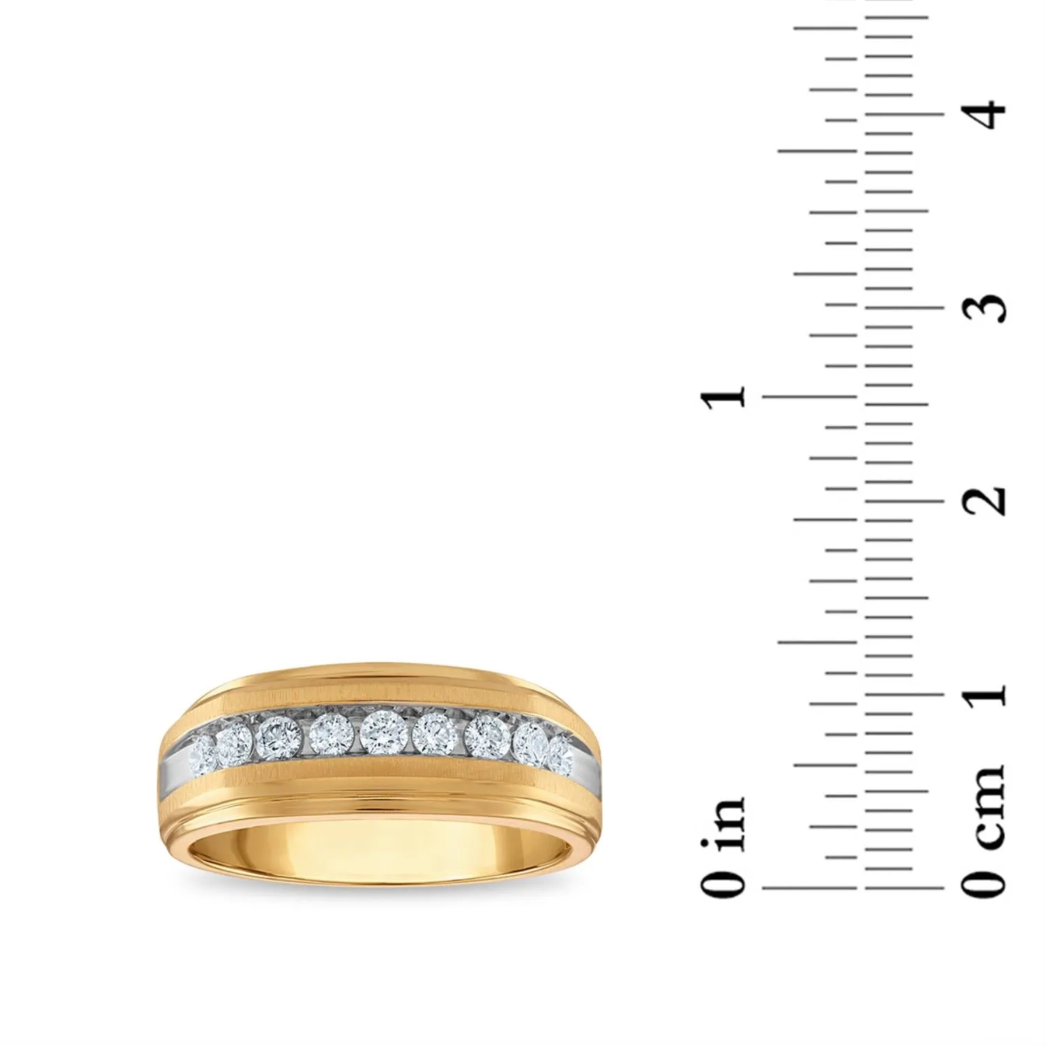 1/2 CTW Diamond Wedding Ring in 10KT Yellow Gold