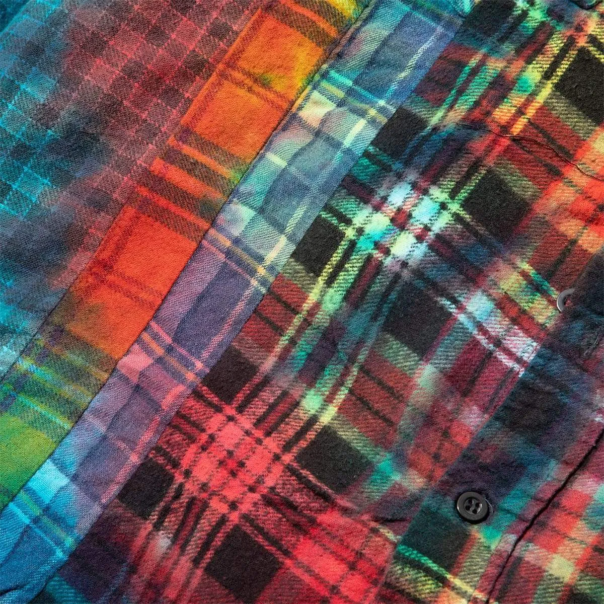 7 CUTS FLANNEL TIE DYE SHIRT FW20 14