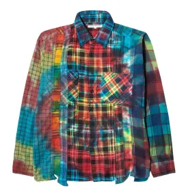 7 CUTS FLANNEL TIE DYE SHIRT FW20 14