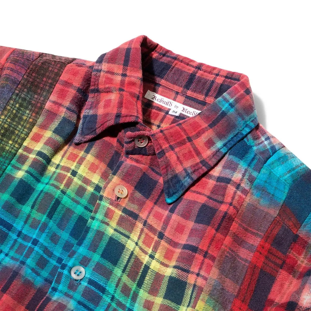 7 CUTS FLANNEL TIE DYE SHIRT FW20 7