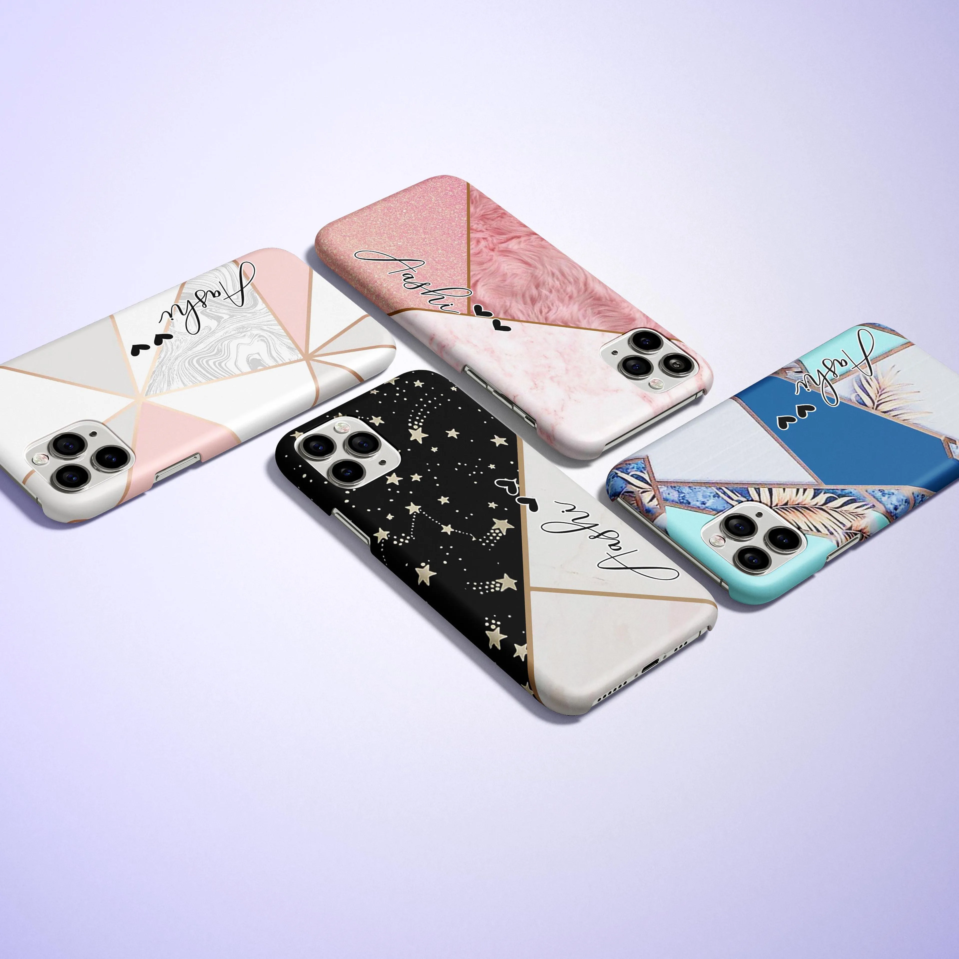 Abstract Designed Marble Print Phone Covers Cases