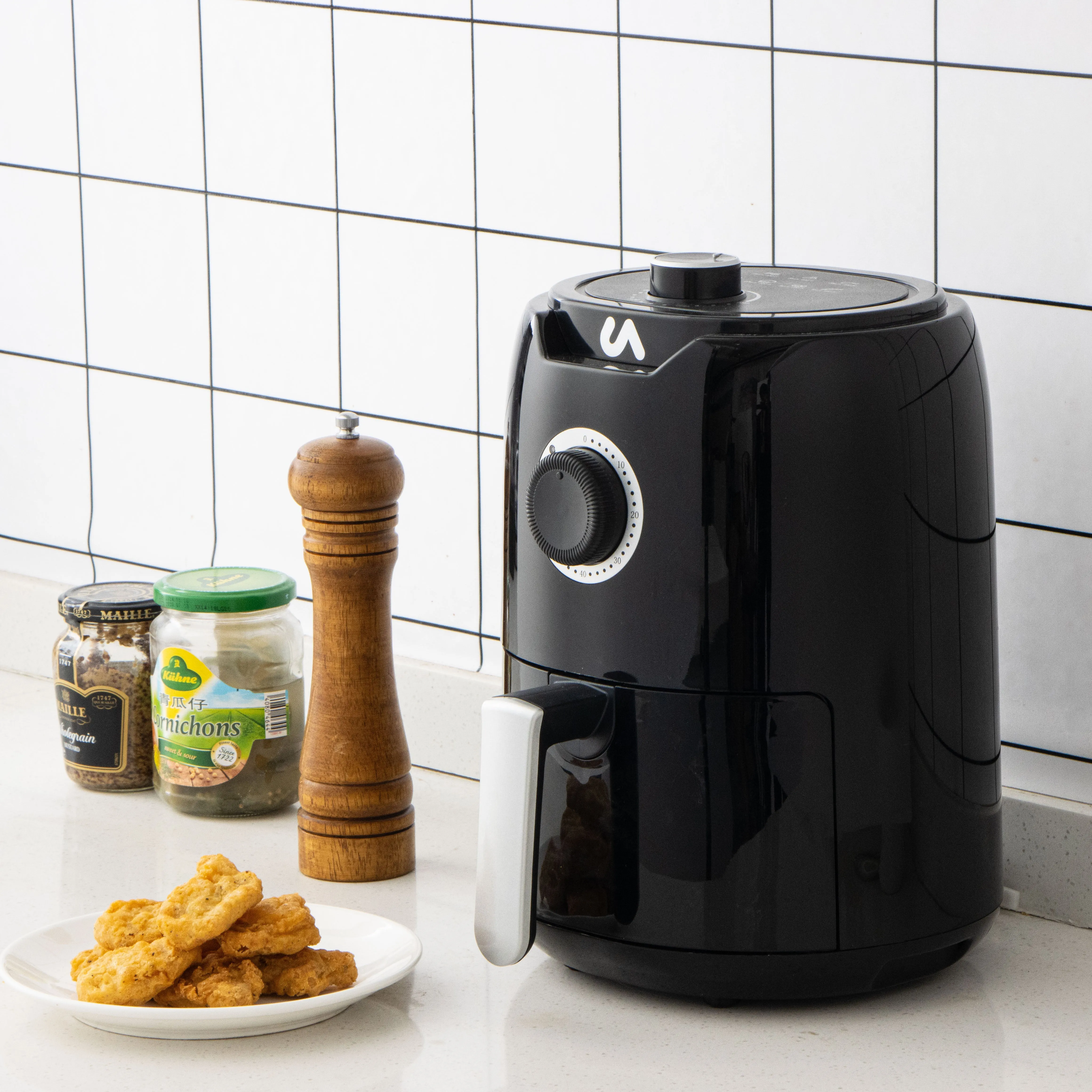 Air Fryer Mini PFOA/PTFE Free Ceramic non stick - 2Qt