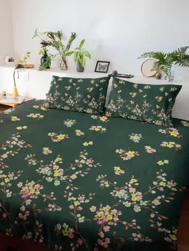 Alibaba Family Bedsheet with Pillow Cover - Cotton Mix & Floral Print - ₹550/-