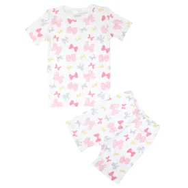 All Bows Printed Pajama | Girl