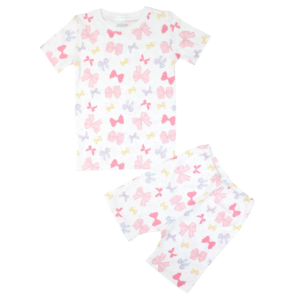 All Bows Printed Pajama | Girl