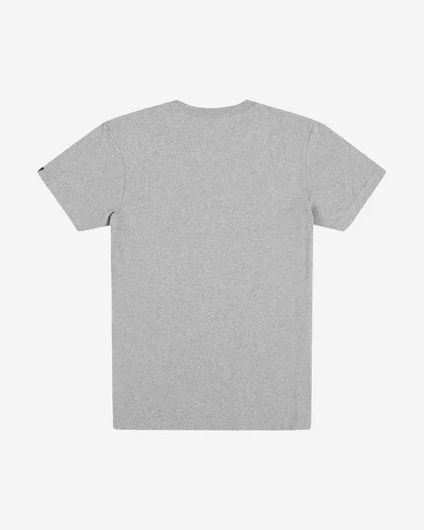 All Caps Tee - Grey Marle