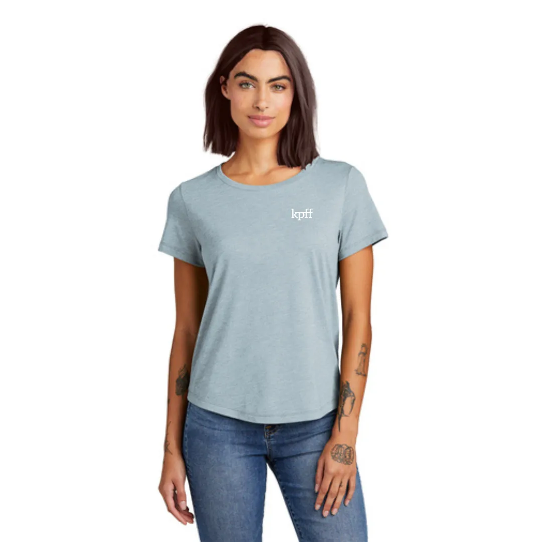 Allmade® Women’s Relaxed Tri-Blend Scoop Neck Tee