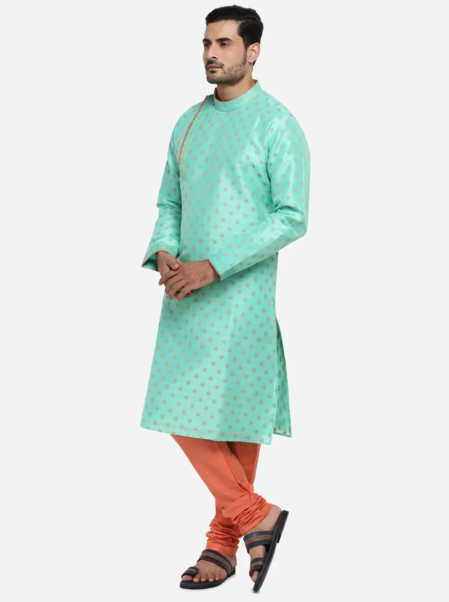 Aqua Green Kurta Set | Azania