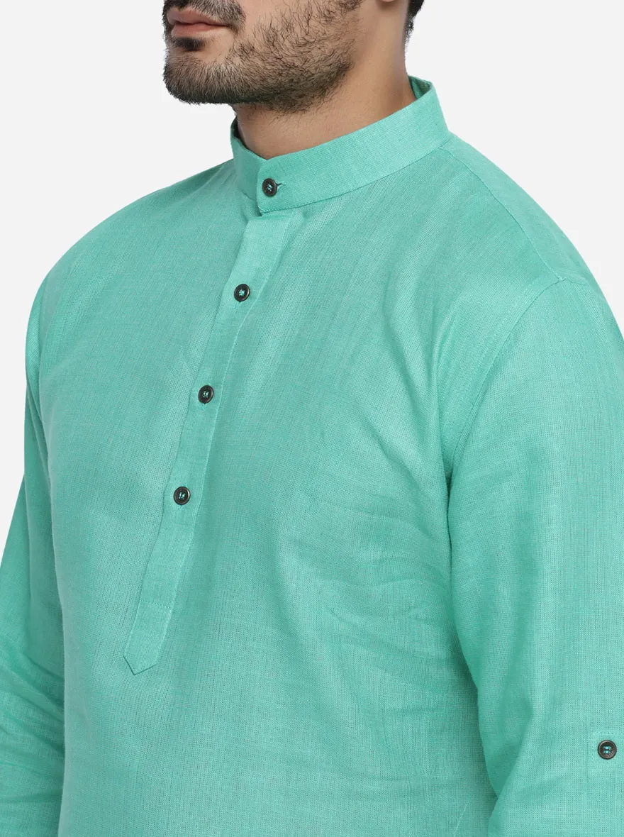 Aqua Green Kurta Set | Azania