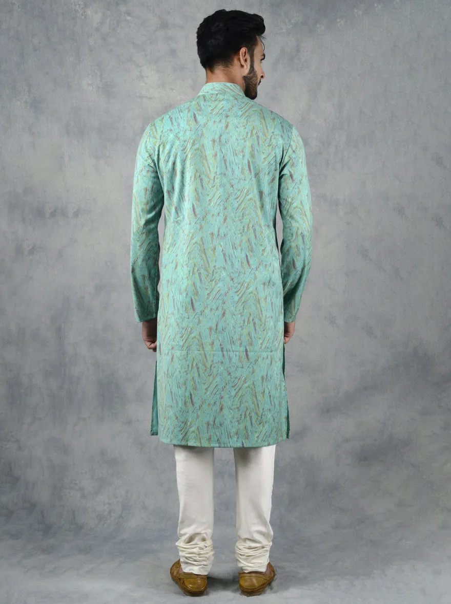 Aqua Marine Kurta Set | TULA