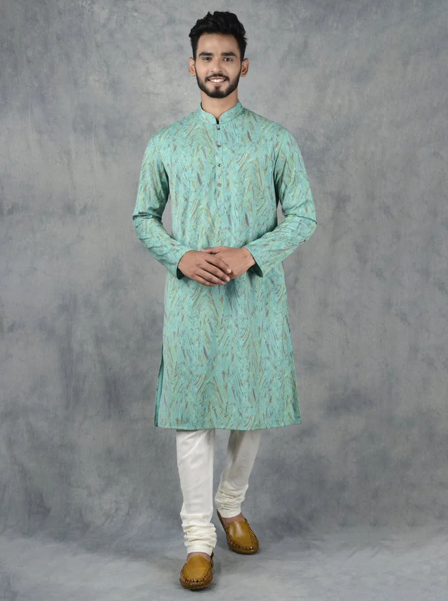 Aqua Marine Kurta Set | TULA