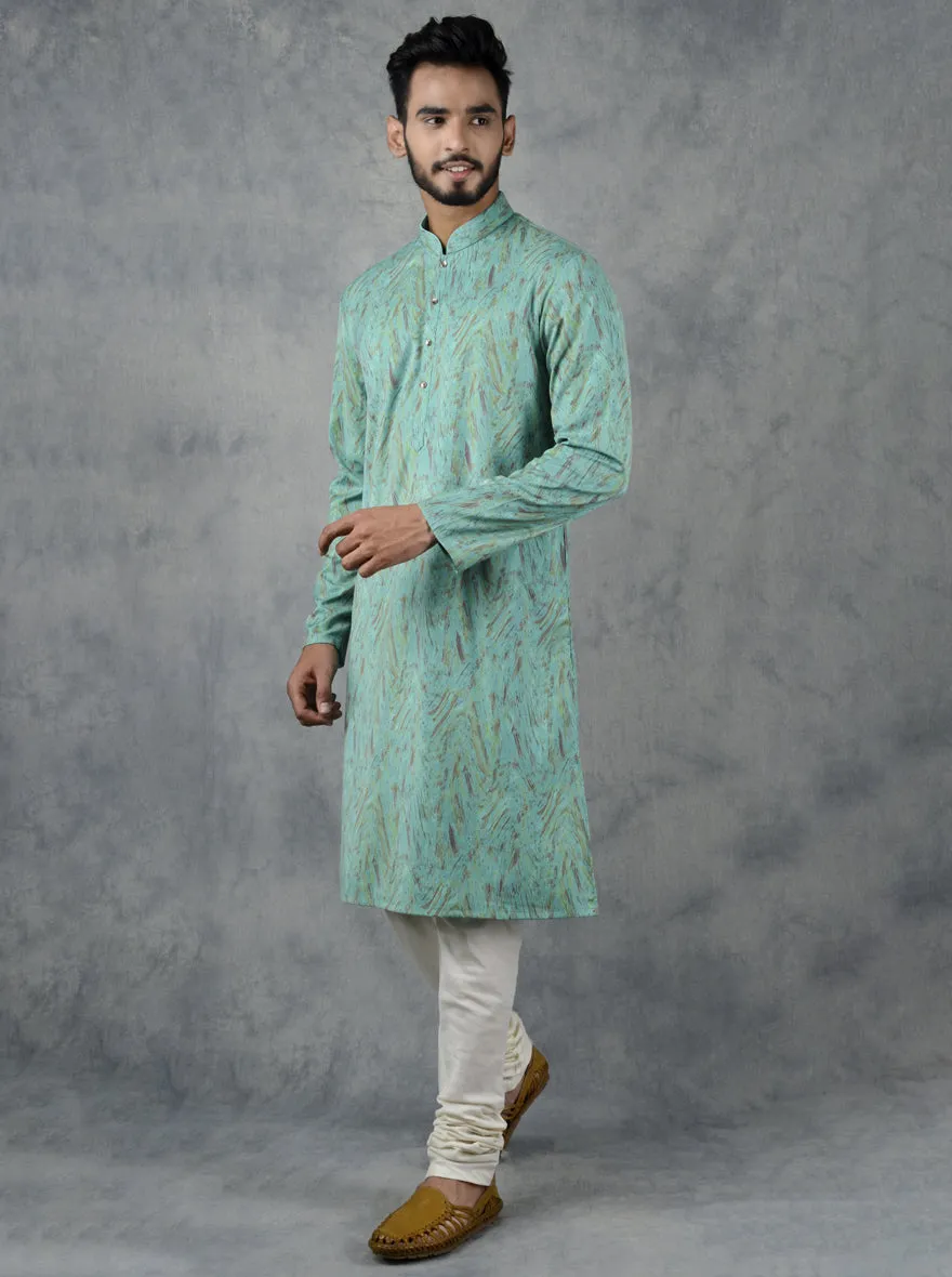 Aqua Marine Kurta Set | TULA