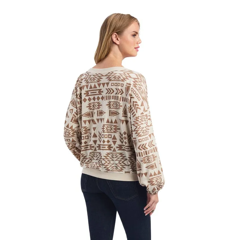 Ariat Women's Grand View French Oak Long Sleeve Top 10041309