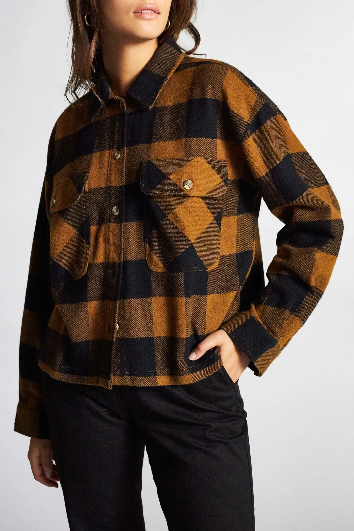 Astoria L/S Flannel - Washed Copper