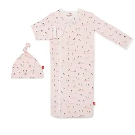 Baa Baa Baby Pink Modal Gown Set