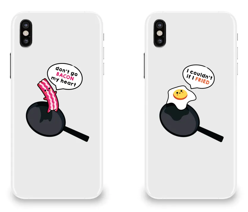 Bacon & Egg - Couple Matching Phone Cases