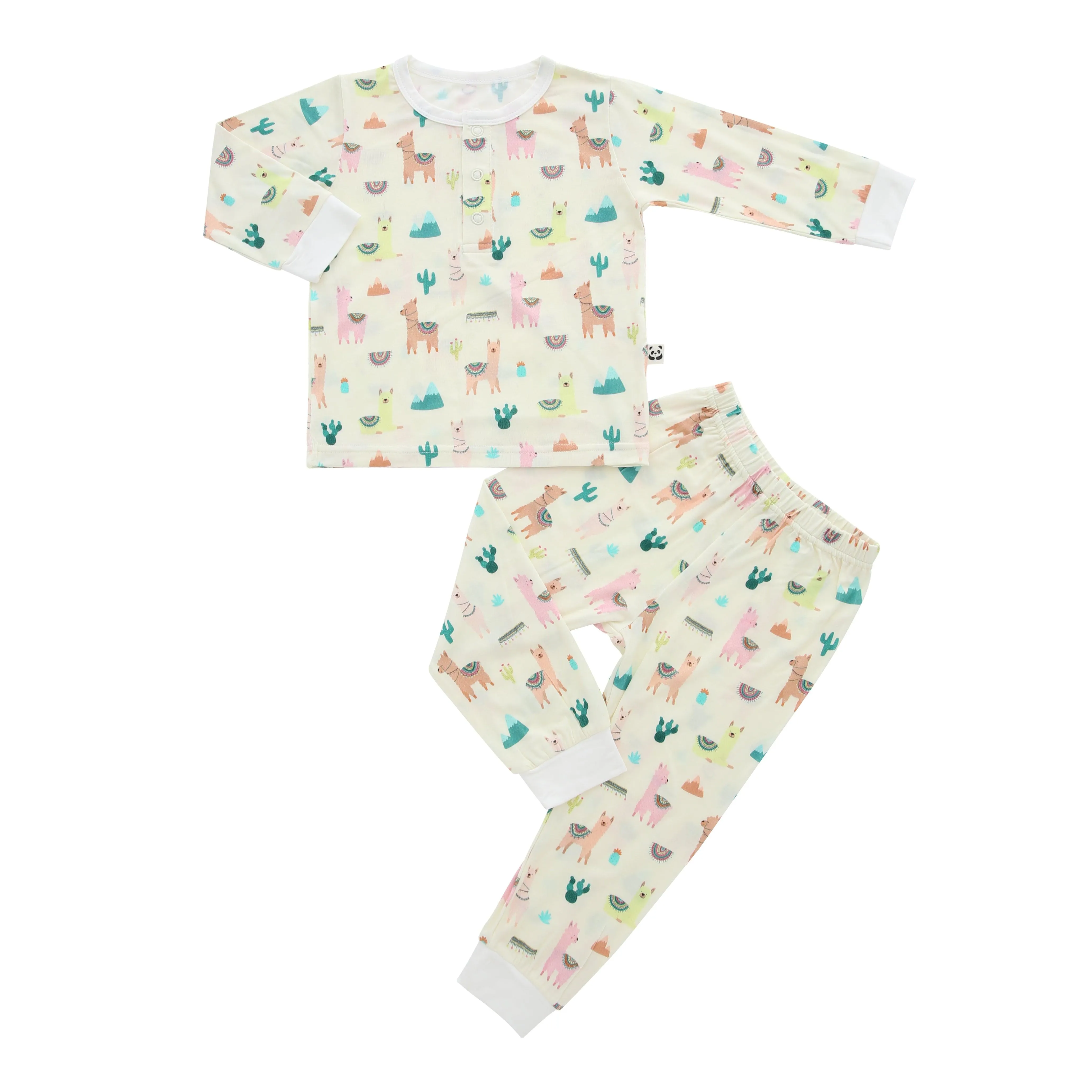 Bamberry Baby Long Sleeves Pajama Set - Llama