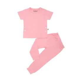 Bamberry Baby Marshmallow Collection Pajama Set - Peony Pink