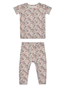 Bamboo Short Sleeve Pajama Set, Bloom