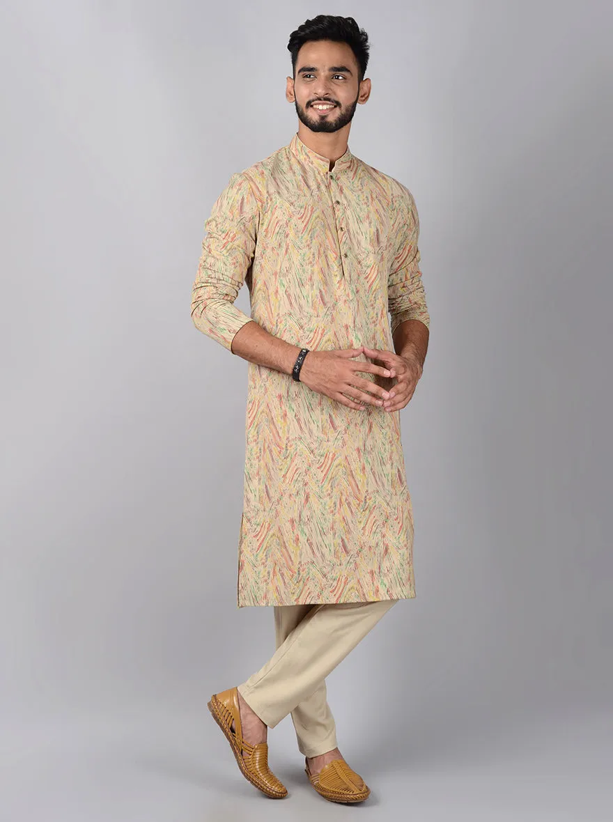 Beige  Kurta Set | TULA