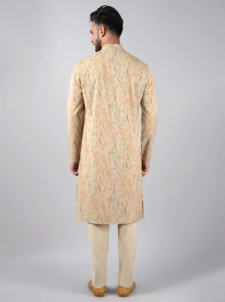 Beige  Kurta Set | TULA