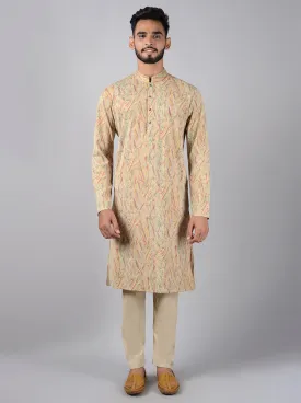 Beige  Kurta Set | TULA