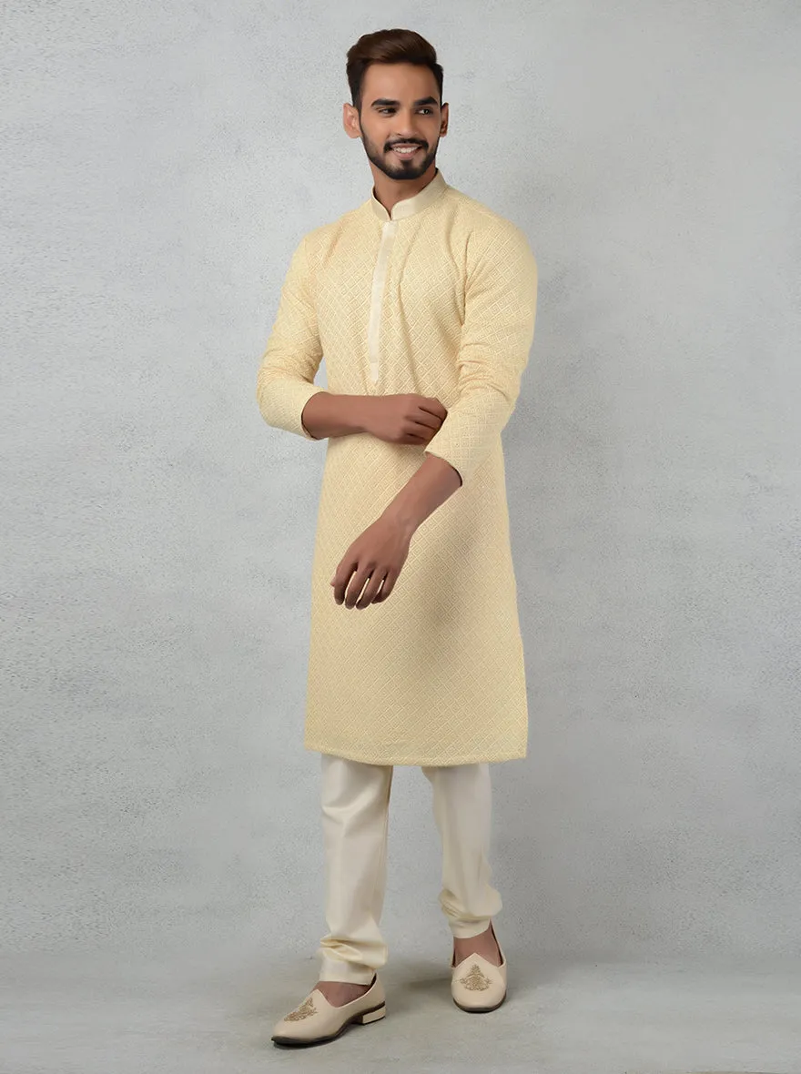 Beige Kurta Set | TULA