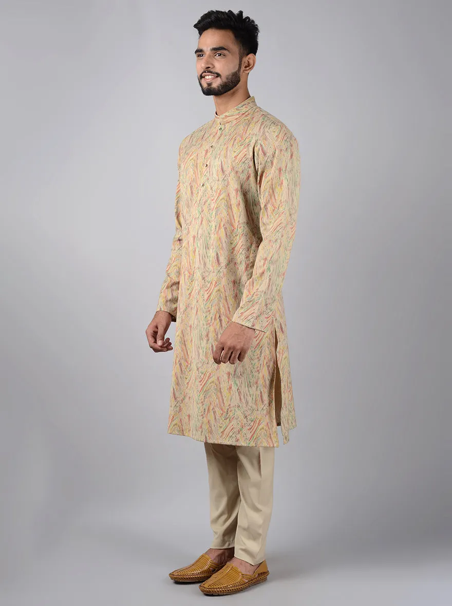 Beige  Kurta Set | TULA