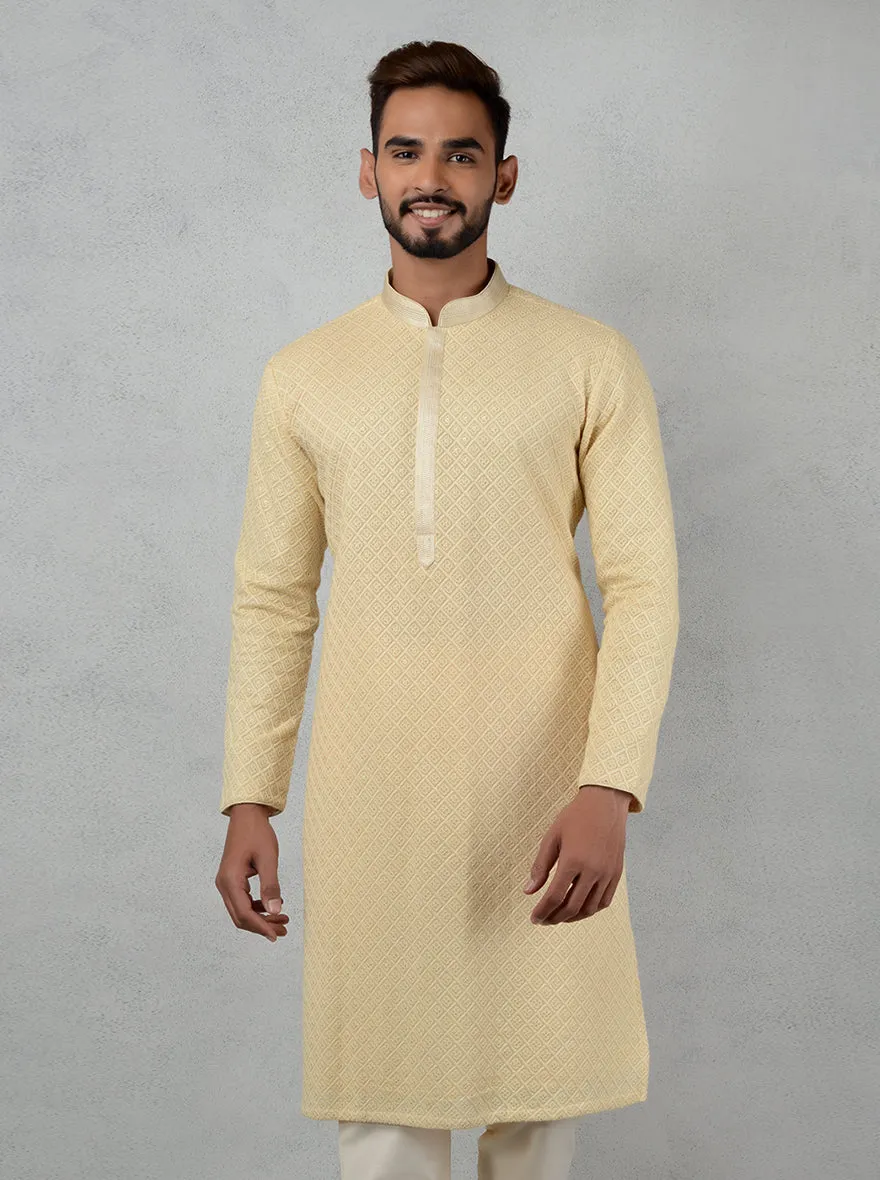 Beige Kurta Set | TULA