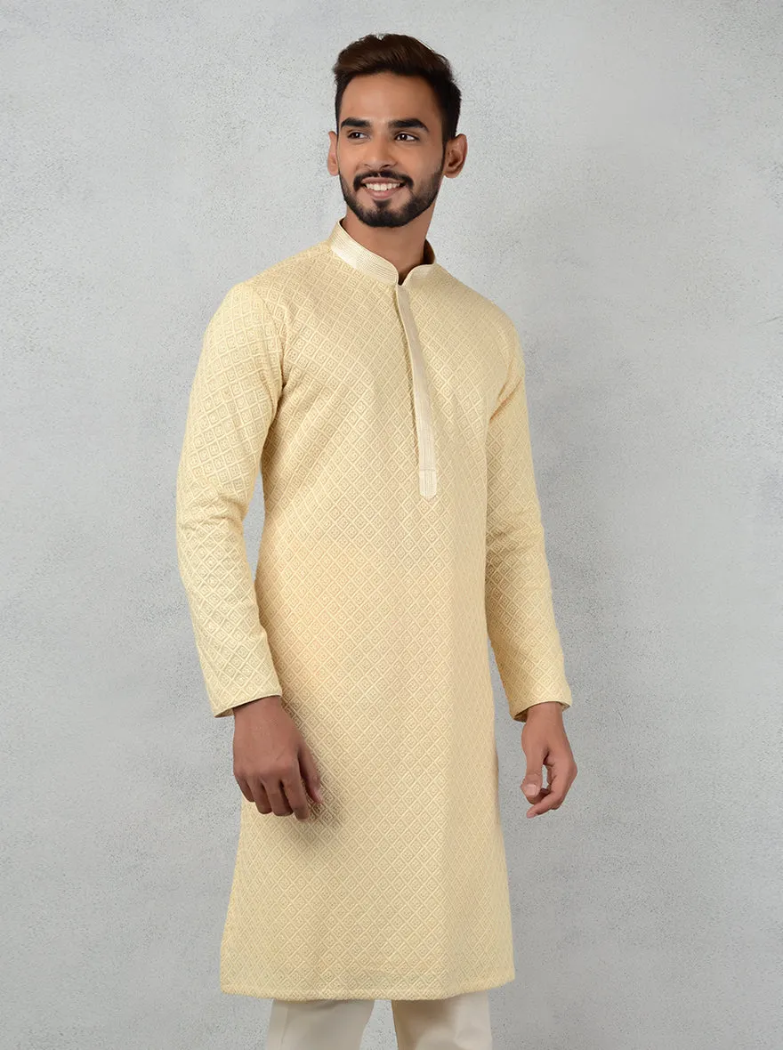 Beige Kurta Set | TULA