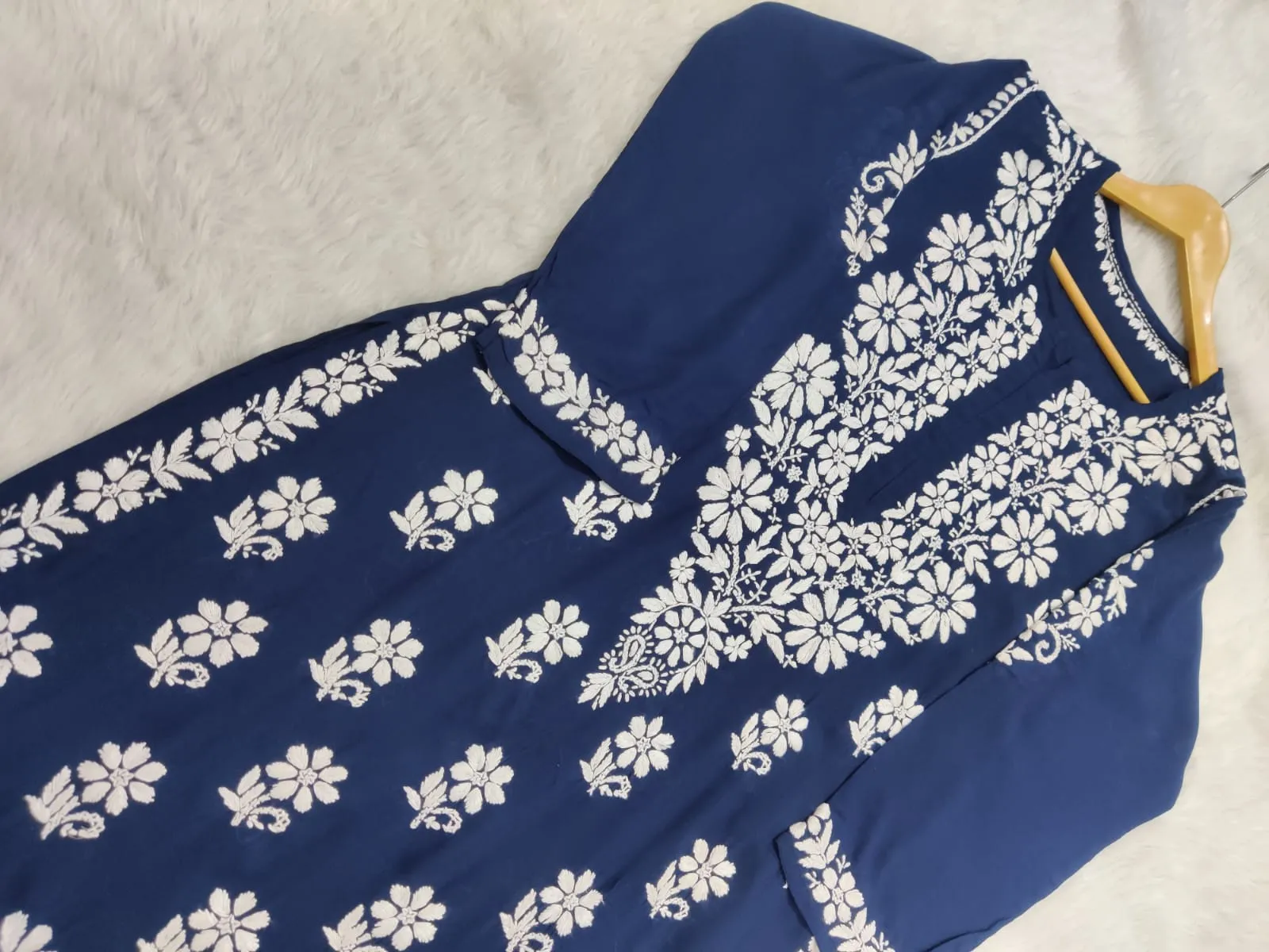 Bela Premium Chikankari Modal Kurti