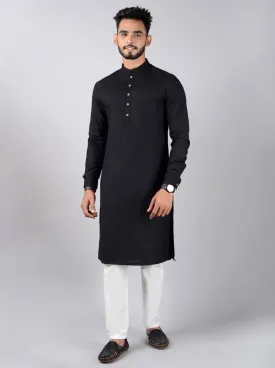 Black Kurta Set | JadeBlue