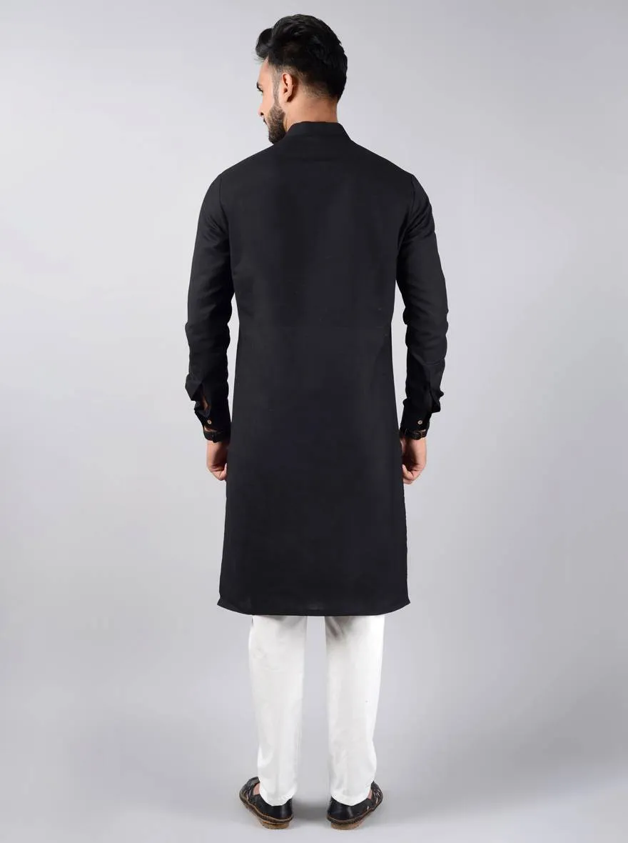 Black Kurta Set | JadeBlue