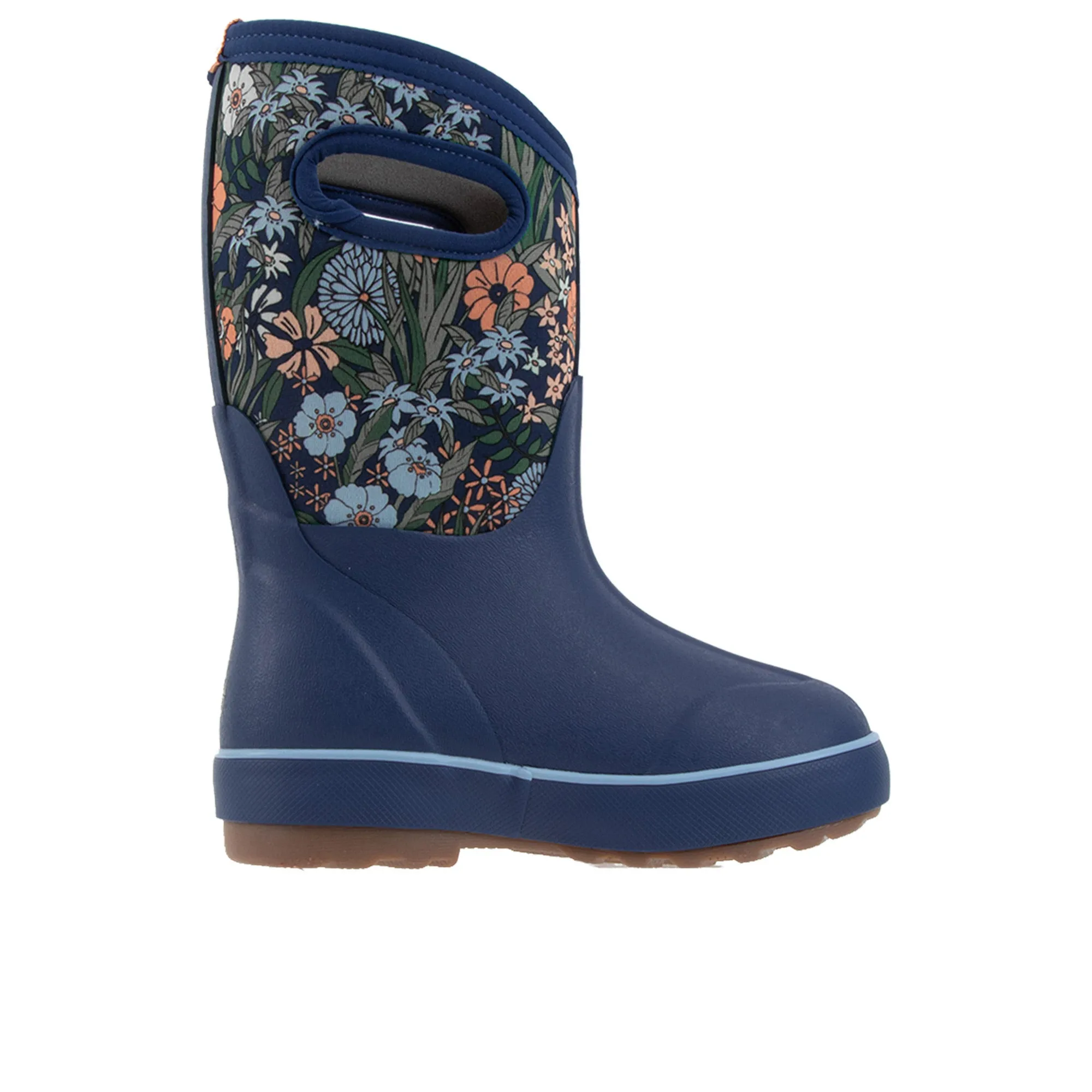 Bogs Childrens Classic II Vintage Floral Blue Multi