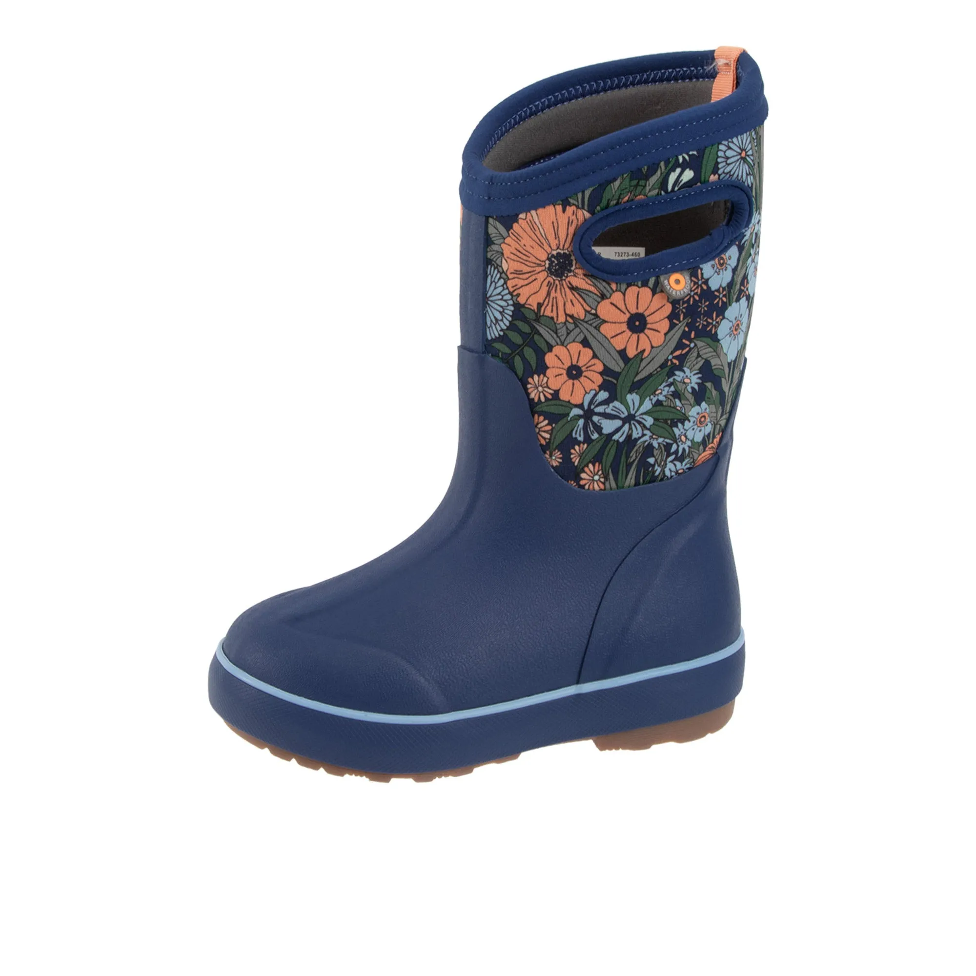 Bogs Childrens Classic II Vintage Floral Blue Multi