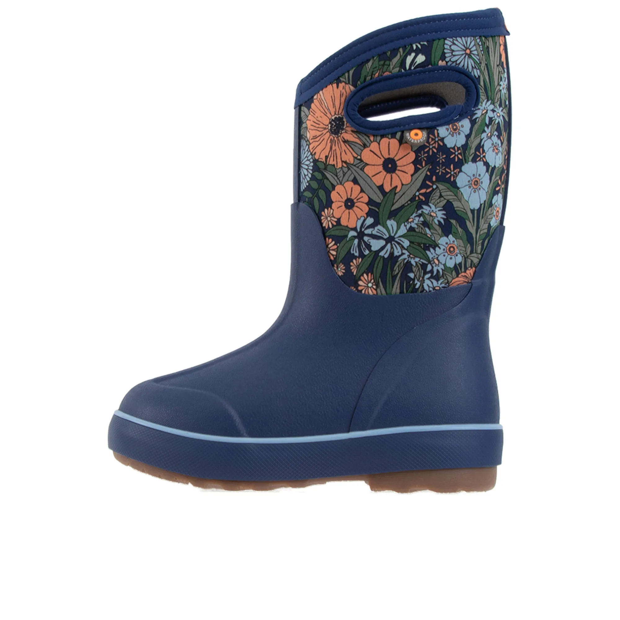 Bogs Childrens Classic II Vintage Floral Blue Multi