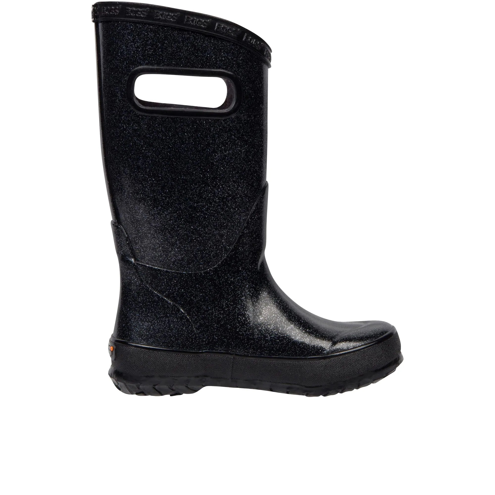 Bogs Childrens Rainboot Glitter Black