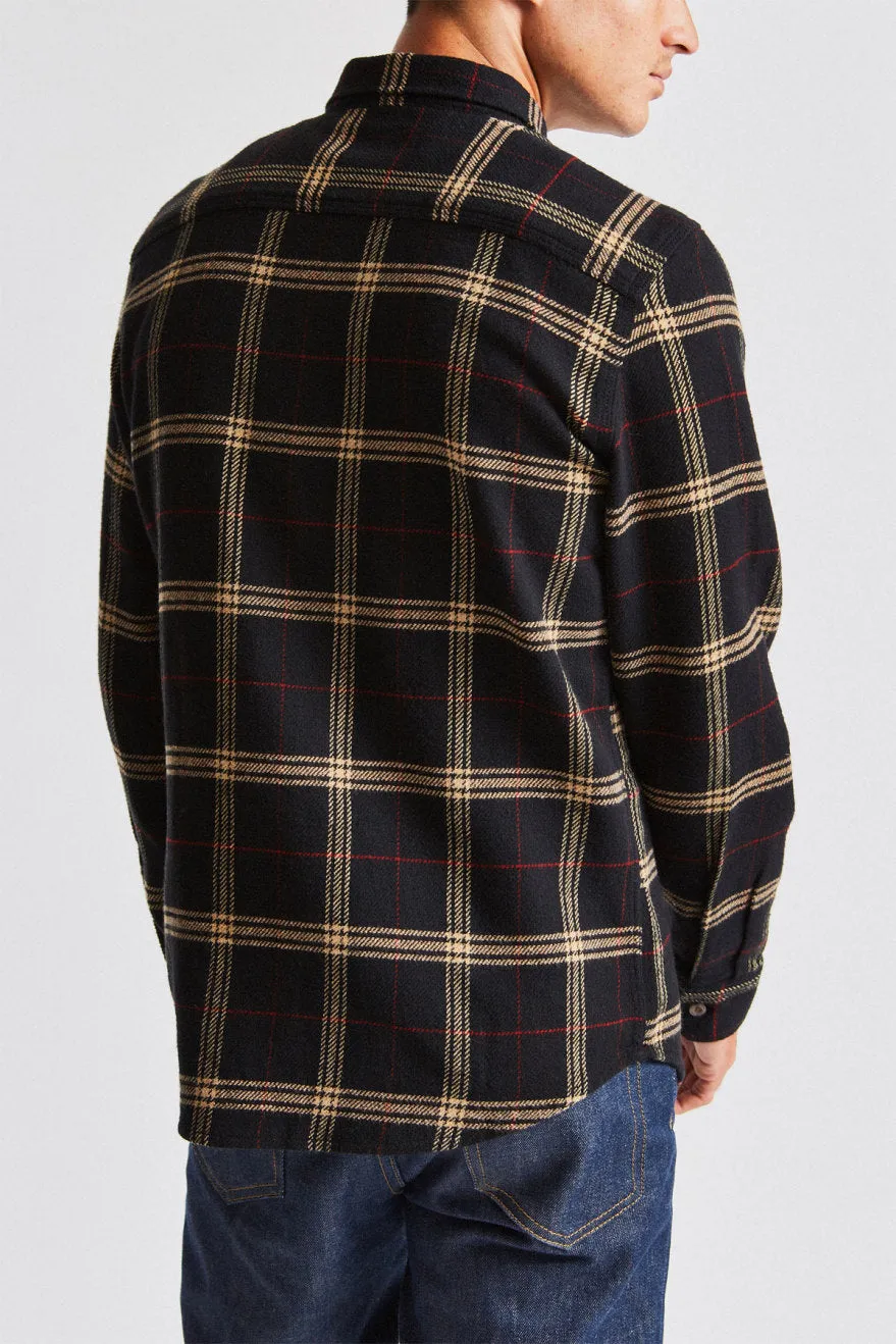 Bowery L/S Flannel - Black/Ivory