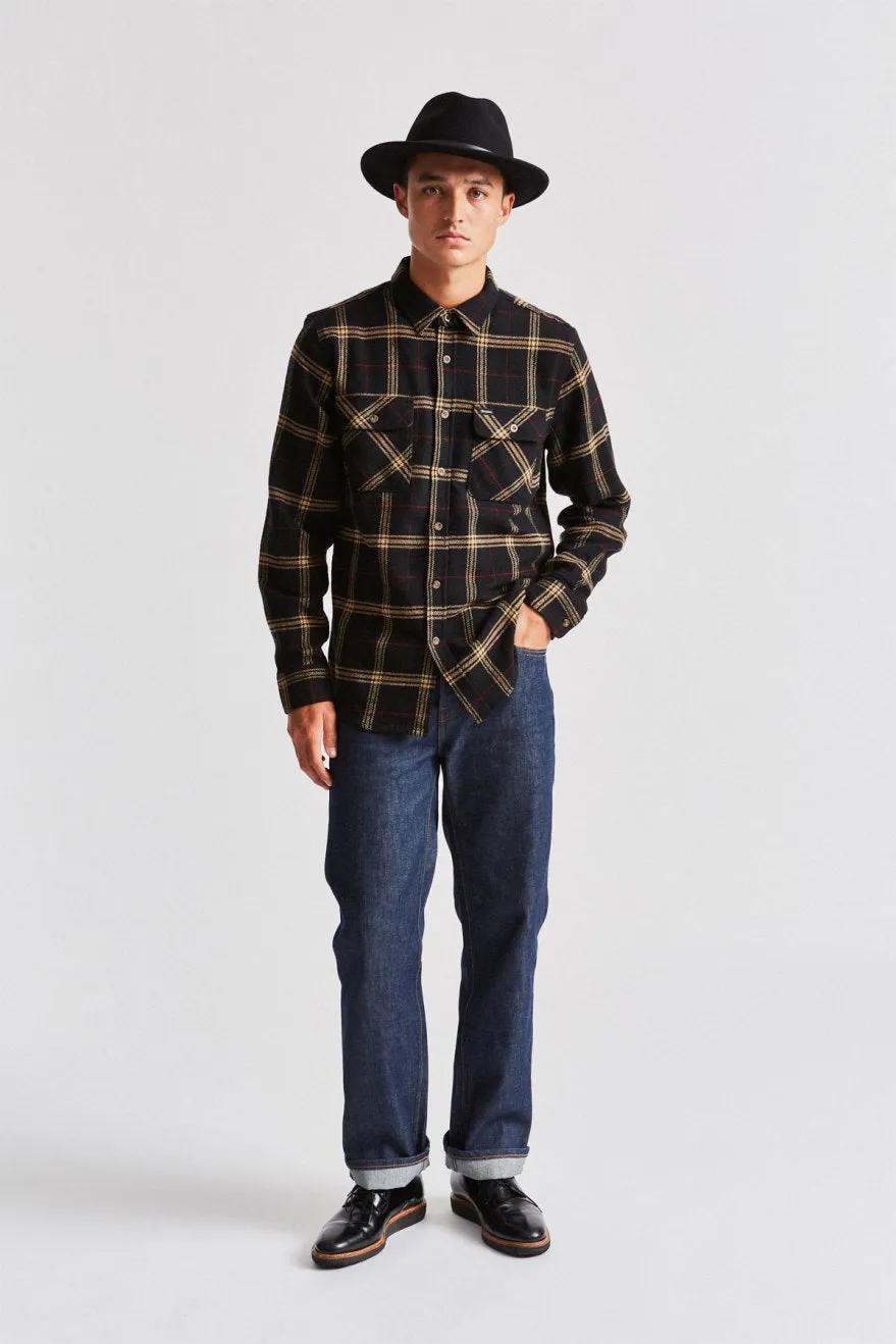 Bowery L/S Flannel - Black/Ivory