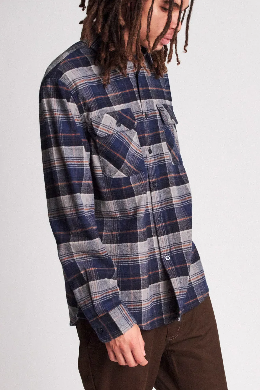 Bowery L/S Flannel - Blue Night