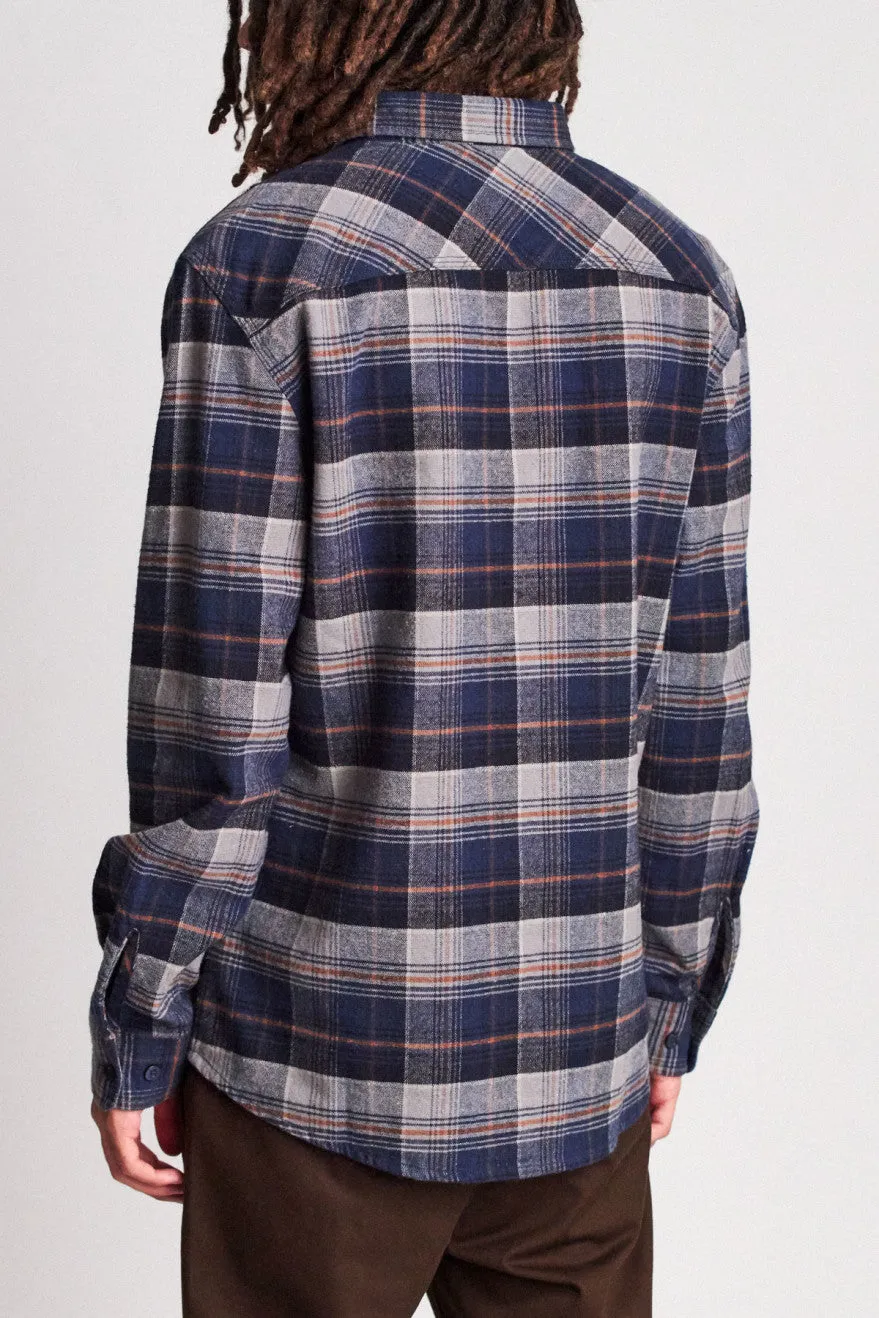 Bowery L/S Flannel - Blue Night