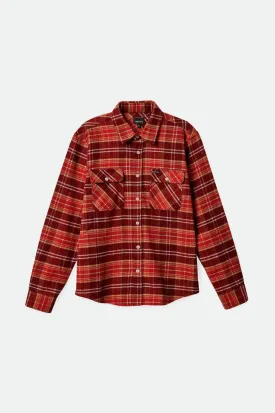 Bowery L/S Flannel - Island Berry/Aloha Red/Sand