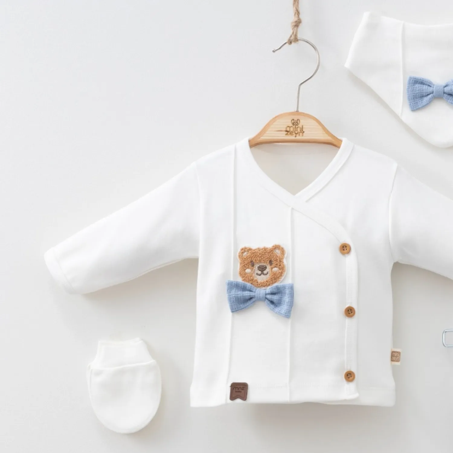 Bowtie Bear Newborn 5PC Set