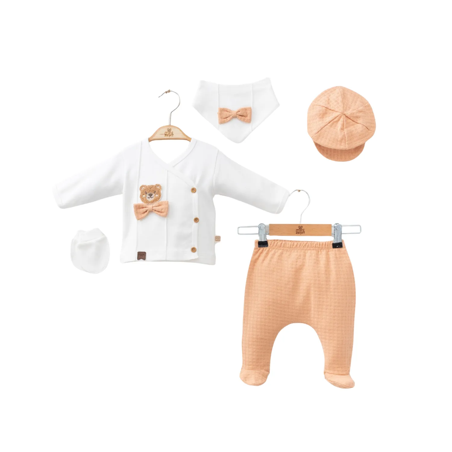 Bowtie Bear Newborn 5PC Set