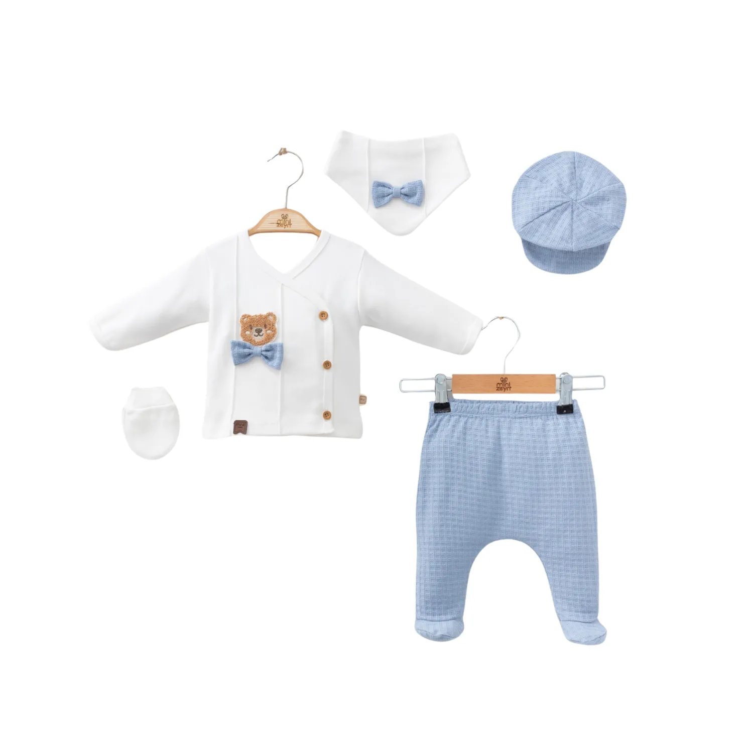 Bowtie Bear Newborn 5PC Set