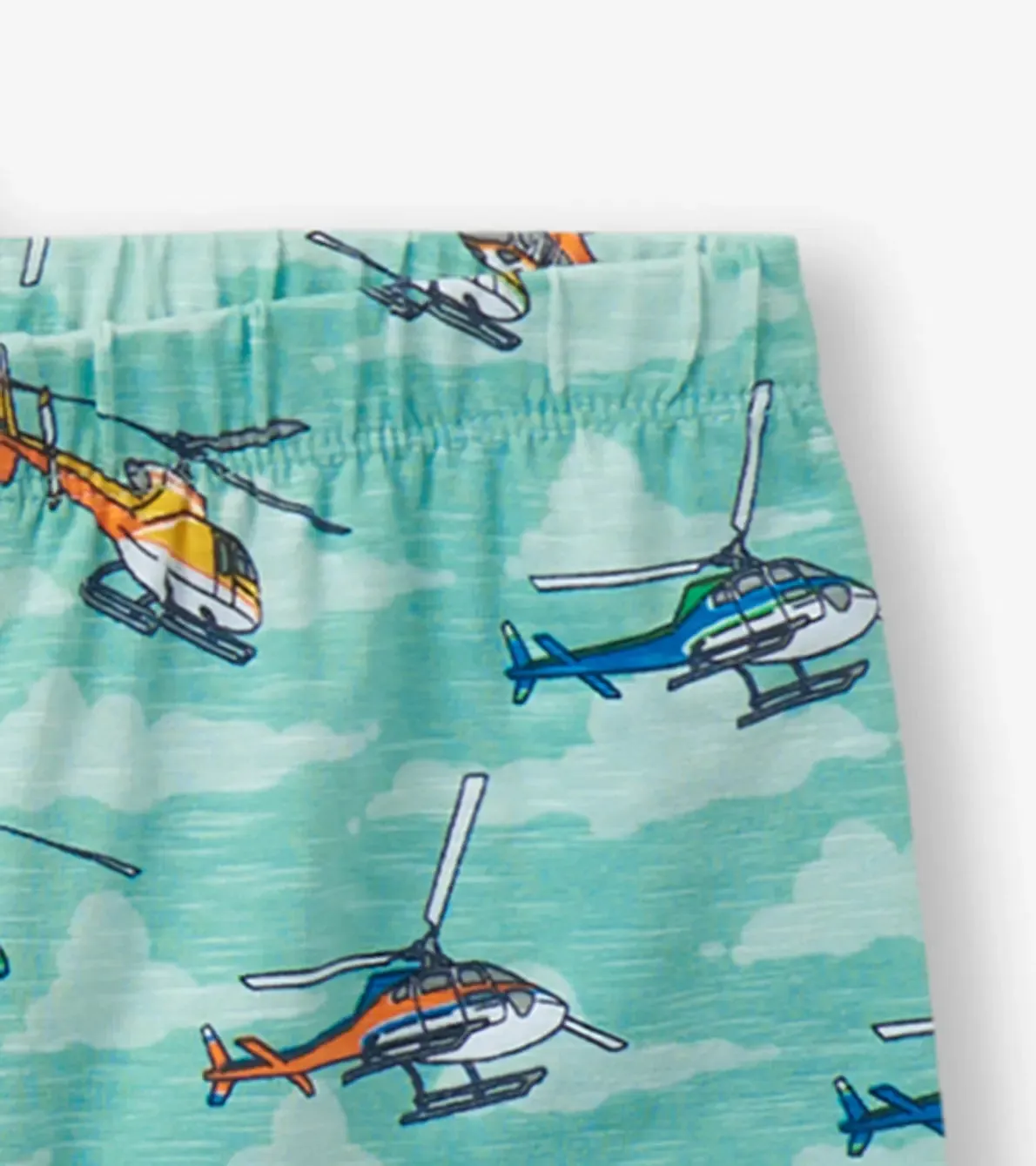 Boys Helicopters Short Pajama Set | Hatley