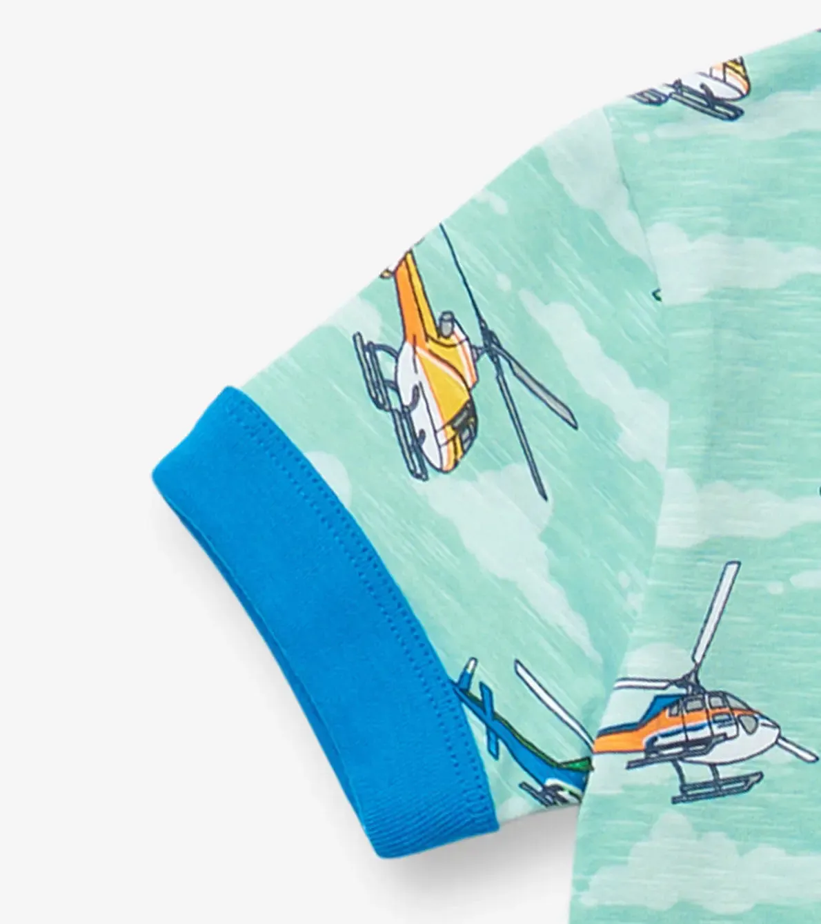 Boys Helicopters Short Pajama Set | Hatley