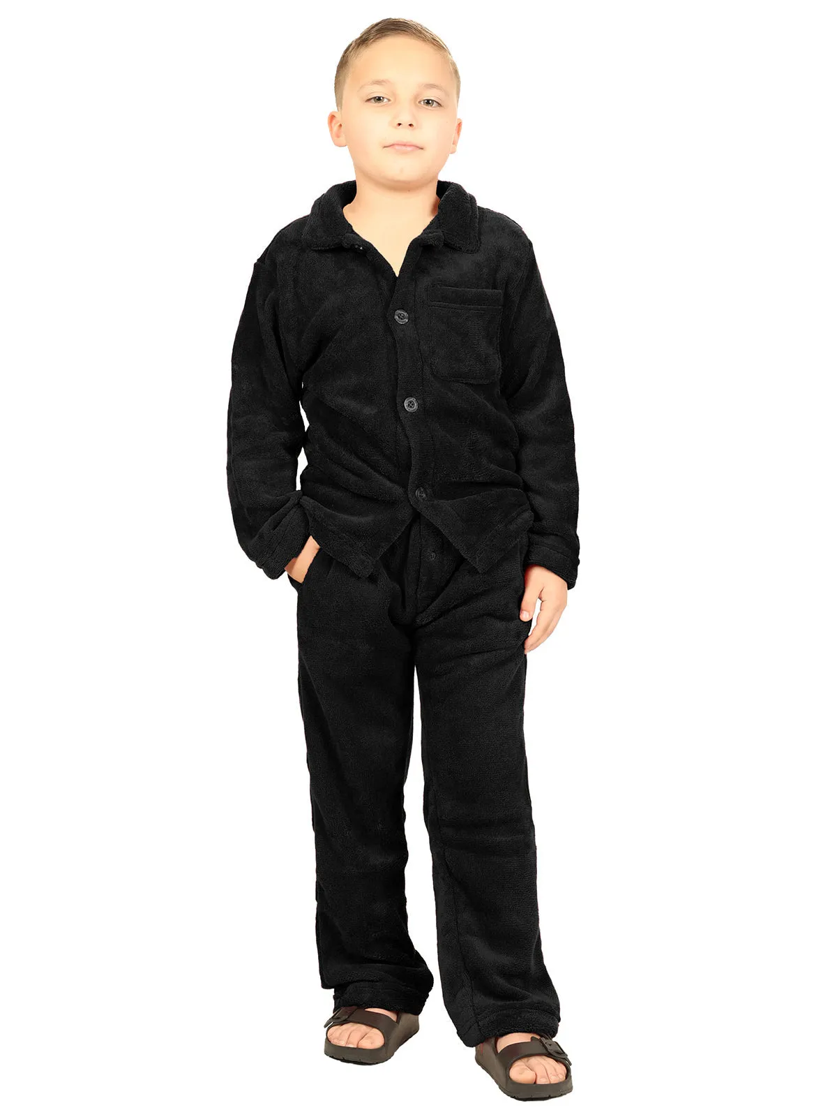 Boy's Plush Pajama Set